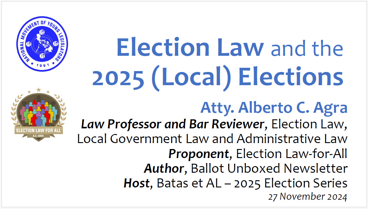 Agra Election Law Q&A_TN2