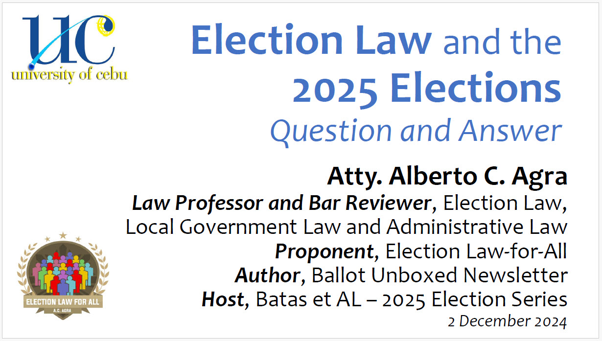 Agra UC Law Election Law_TN